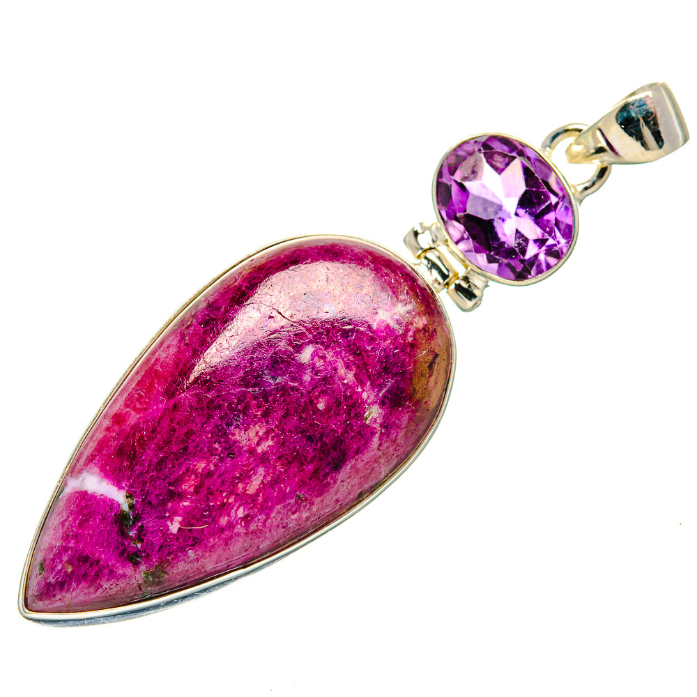 Russian Eudialyte Pendants handcrafted by Anasilvercos - PD33671 - Photo 2
