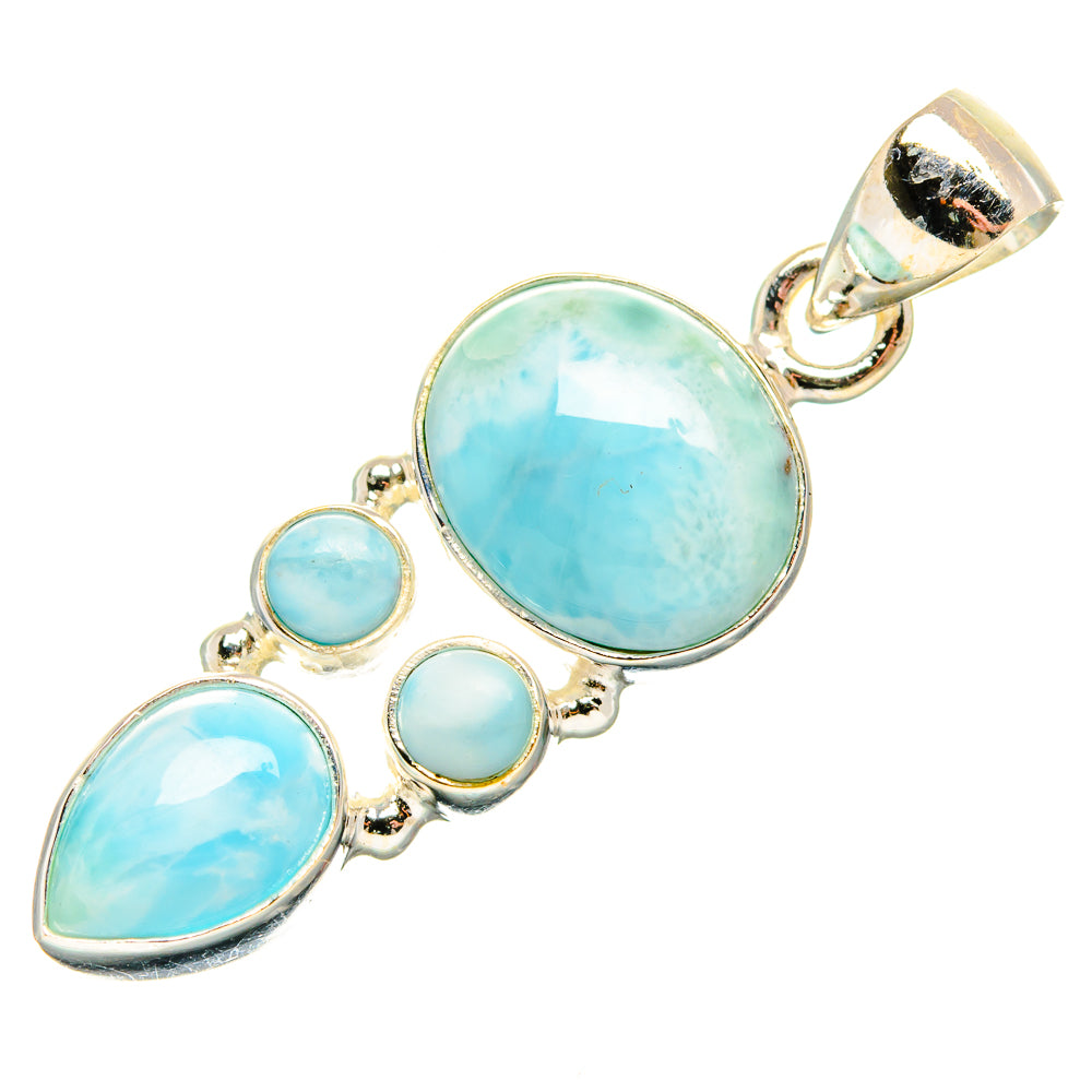 Larimar Pendants handcrafted by Anasilvercos - PD33679 - Photo 2