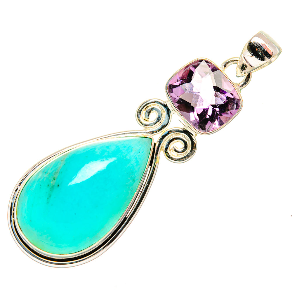 Amazonite Pendants handcrafted by Anasilvercos - PD33680 - Photo 2