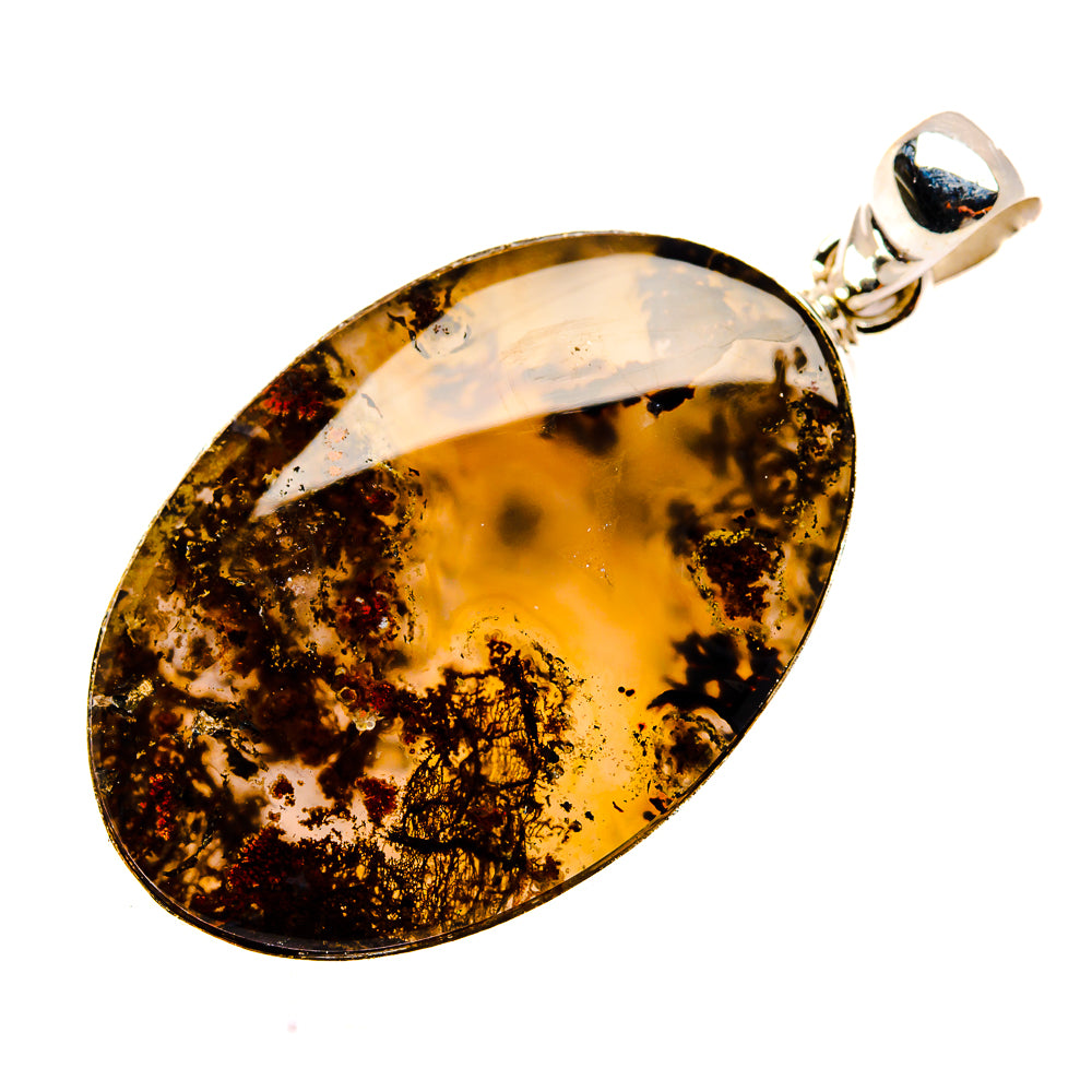 Indonesian Plume Agate Pendants handcrafted by Anasilvercos - PD33691 - Photo 2