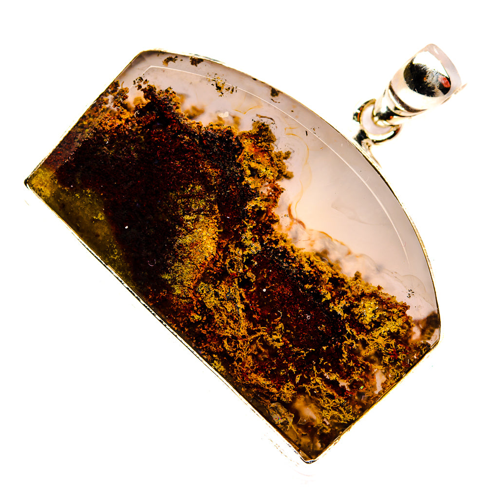 Indonesian Plume Agate Pendants handcrafted by Anasilvercos - PD33692 - Photo 2