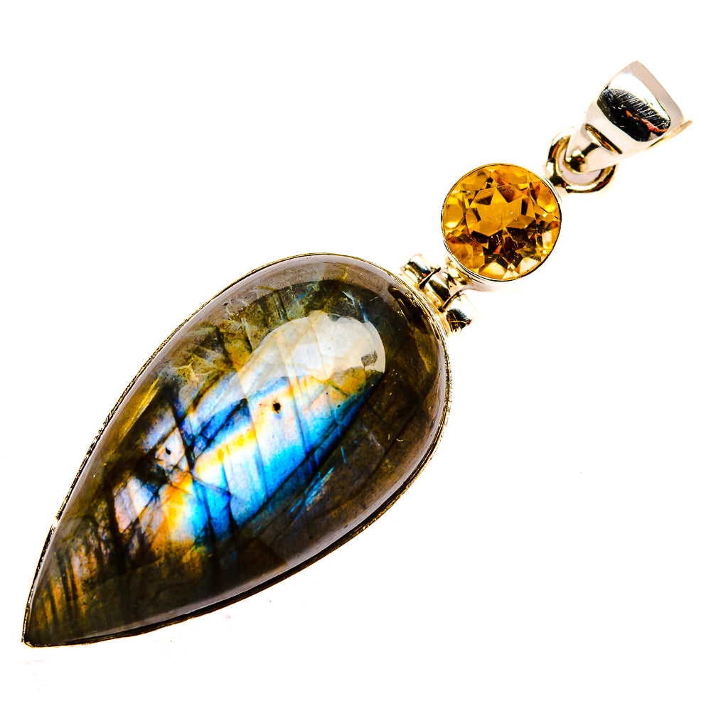 Labradorite Pendants handcrafted by Anasilvercos - PD33693 - Photo 2