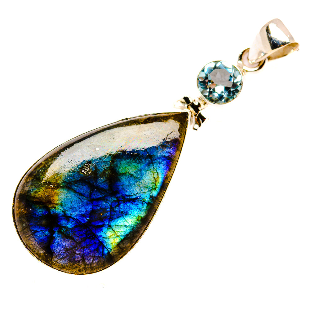 Labradorite Pendants handcrafted by Anasilvercos - PD33697 - Photo 2