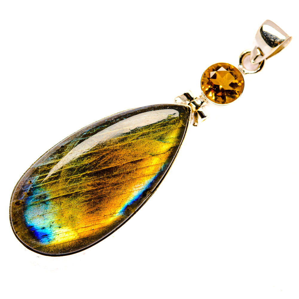 Labradorite Pendants handcrafted by Anasilvercos - PD33700 - Photo 2