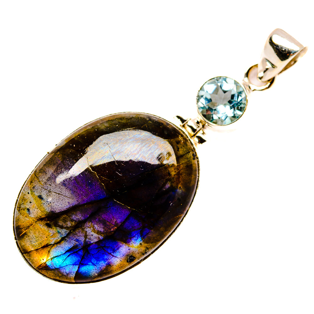 Labradorite Pendants handcrafted by Anasilvercos - PD33702 - Photo 2