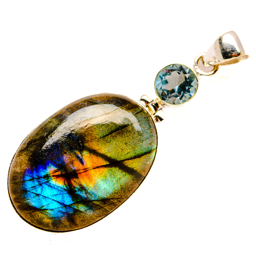 Labradorite Pendants handcrafted by Anasilvercos - PD33703 - Photo 2