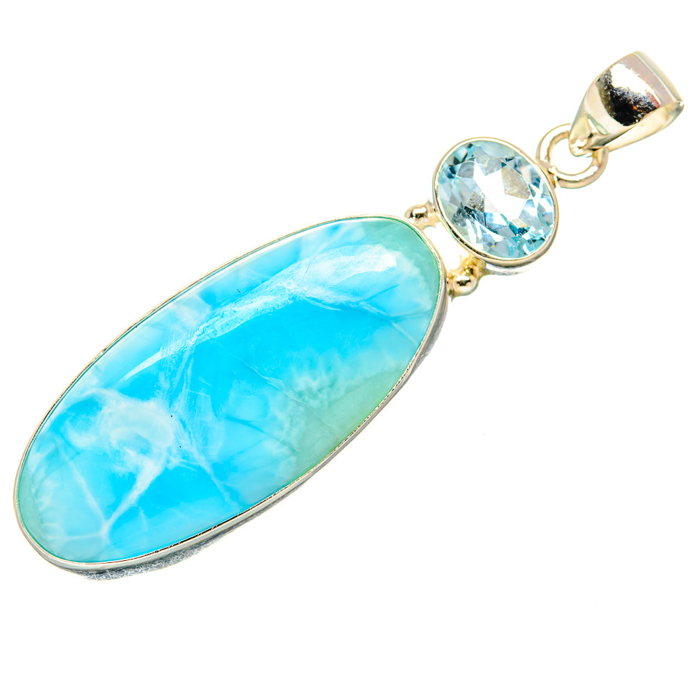 Larimar Pendants handcrafted by Anasilvercos - PD33730 - Photo 2