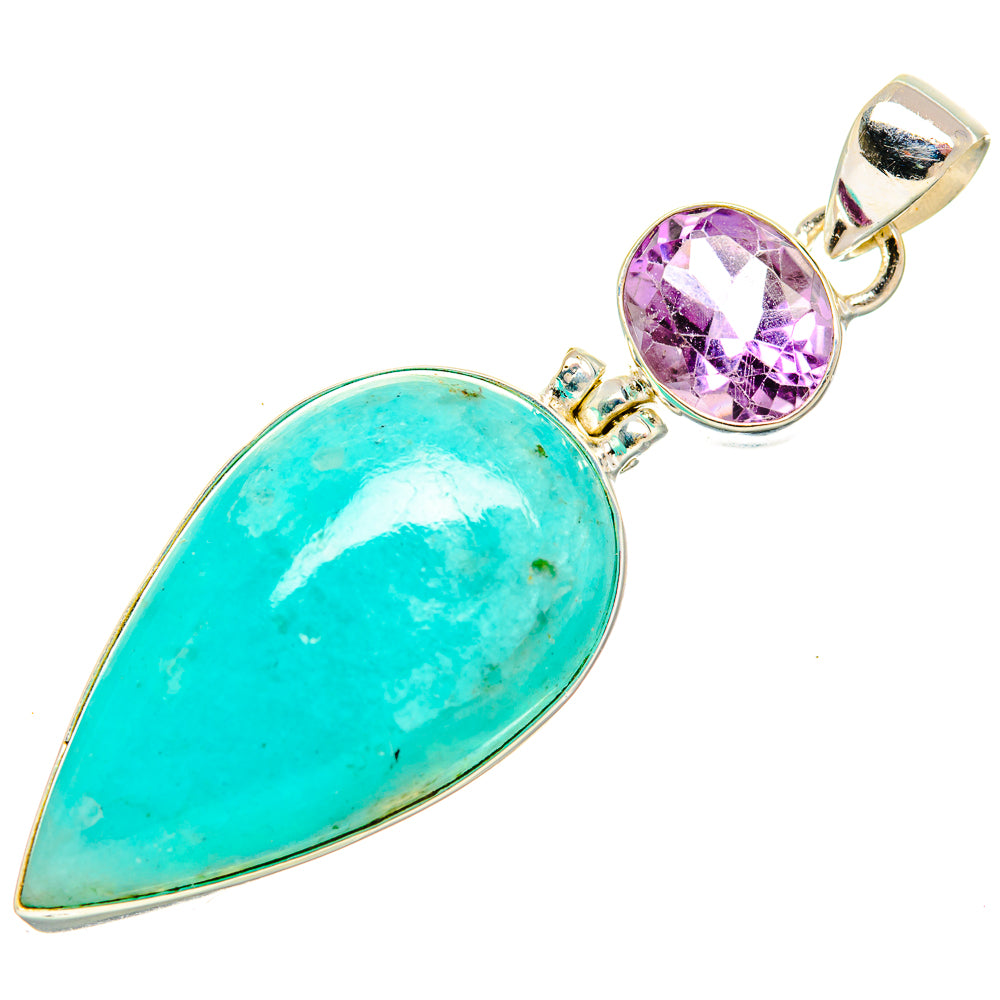 Amazonite Pendants handcrafted by Anasilvercos - PD33732 - Photo 2