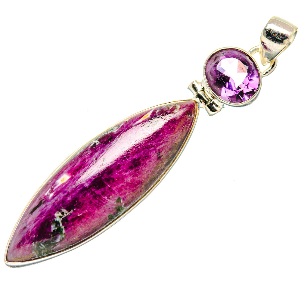 Ruby Fuchsite Pendants handcrafted by Anasilvercos - PD33737 - Photo 2