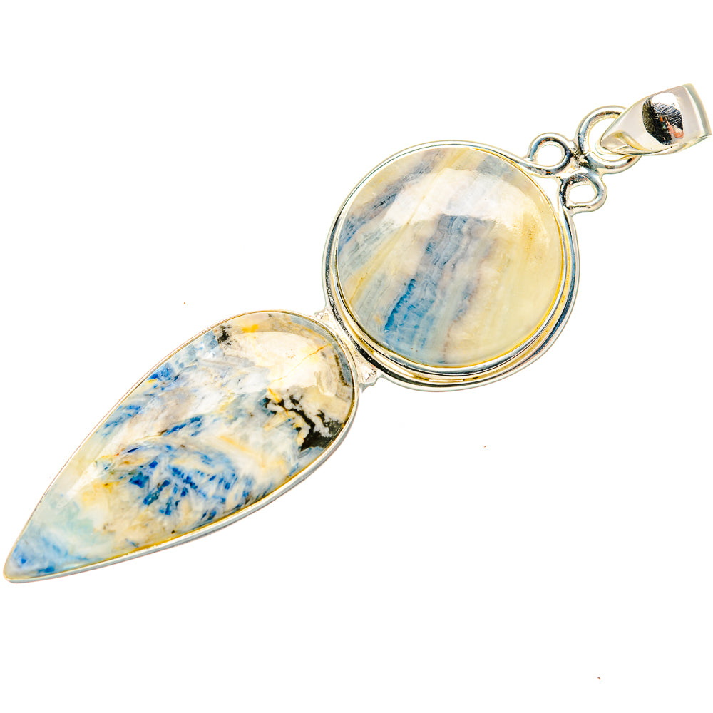Blue Scheelite Pendants handcrafted by Anasilvercos - PD33738 - Photo 2