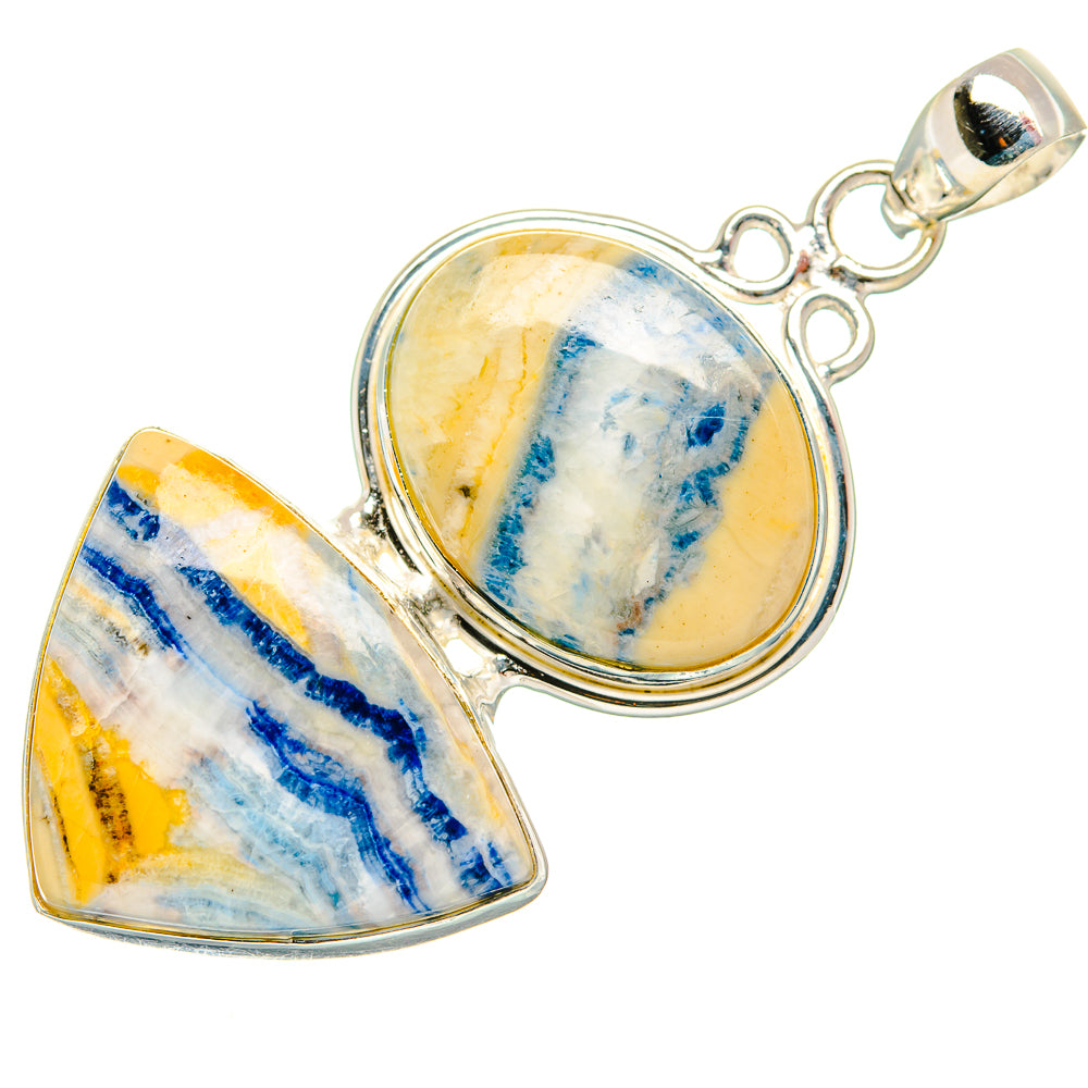 Blue Scheelite Pendants handcrafted by Anasilvercos - PD33739 - Photo 2