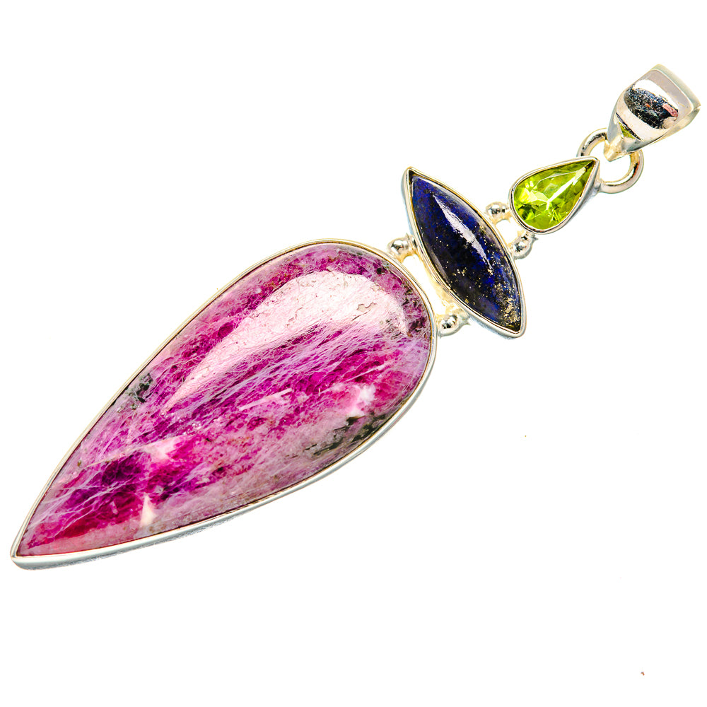 Russian Eudialyte Pendants handcrafted by Anasilvercos - PD33740 - Photo 2