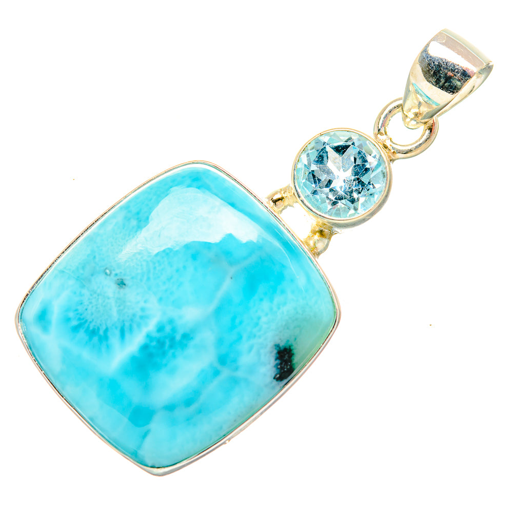 Larimar Pendants handcrafted by Anasilvercos - PD33745 - Photo 2
