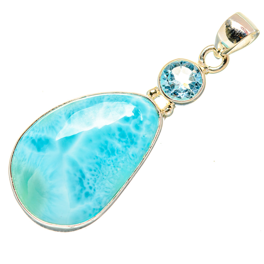 Larimar Pendants handcrafted by Anasilvercos - PD33746 - Photo 2