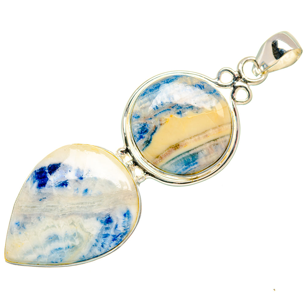Blue Scheelite Pendants handcrafted by Anasilvercos - PD33747 - Photo 2