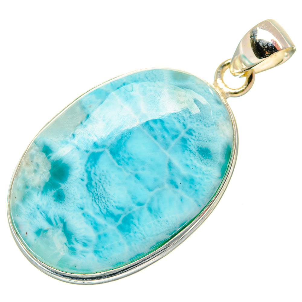 Larimar Pendants handcrafted by Anasilvercos - PD33753 - Photo 2