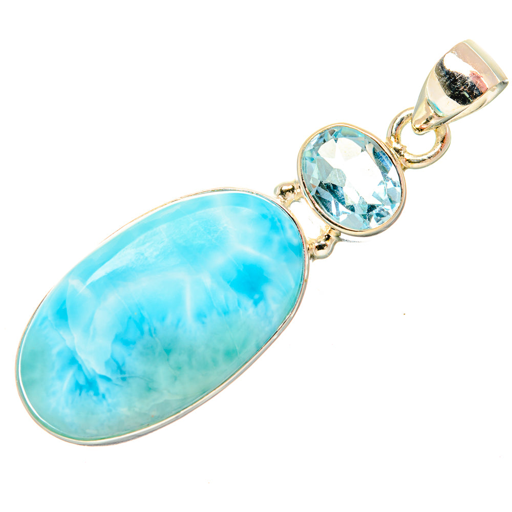 Larimar Pendants handcrafted by Anasilvercos - PD33762 - Photo 2