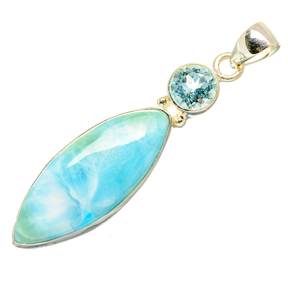 Larimar Pendants handcrafted by Anasilvercos - PD33773 - Photo 2
