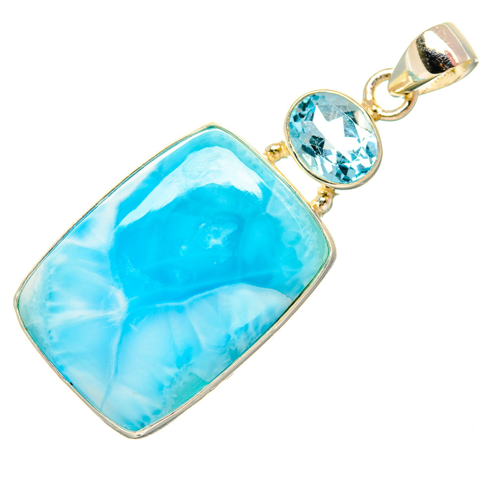 Larimar Pendants handcrafted by Anasilvercos - PD33776 - Photo 2