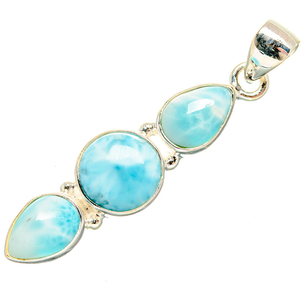 Larimar Pendants handcrafted by Anasilvercos - PD33777 - Photo 2