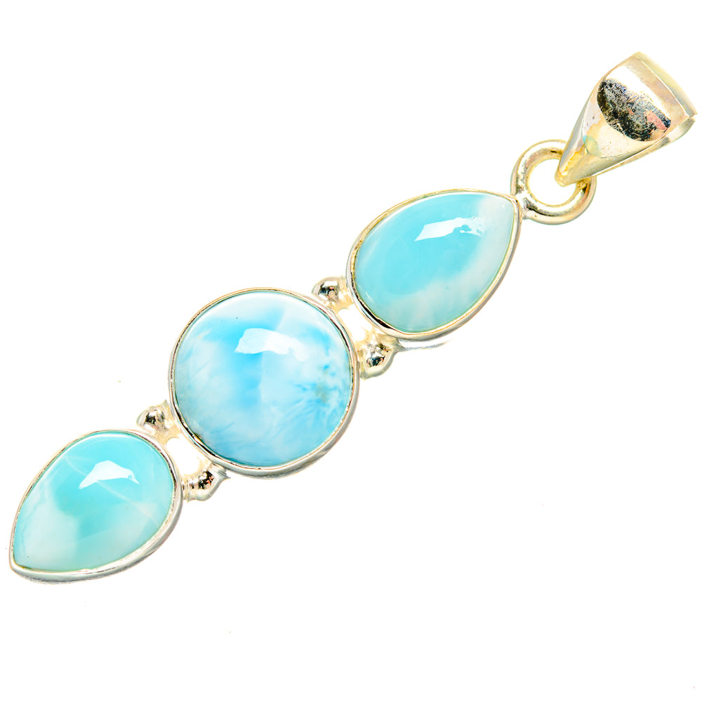 Larimar Pendants handcrafted by Anasilvercos - PD33778 - Photo 2