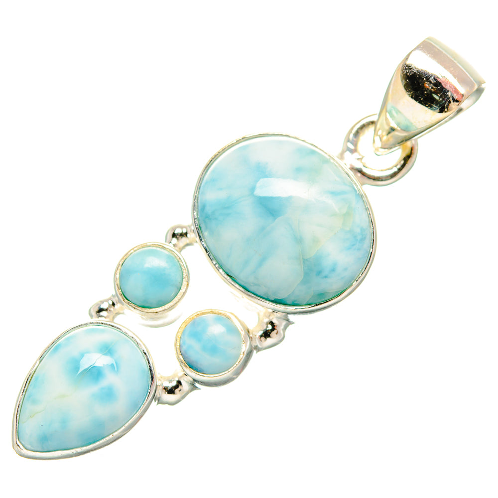 Larimar Pendants handcrafted by Anasilvercos - PD33779 - Photo 2