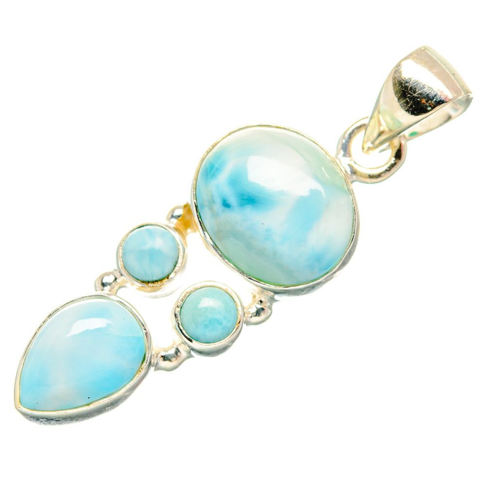 Larimar Pendants handcrafted by Anasilvercos - PD33780 - Photo 2