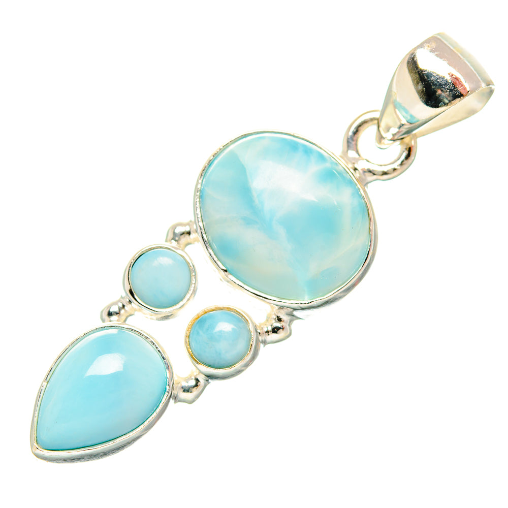 Larimar Pendants handcrafted by Anasilvercos - PD33781 - Photo 2