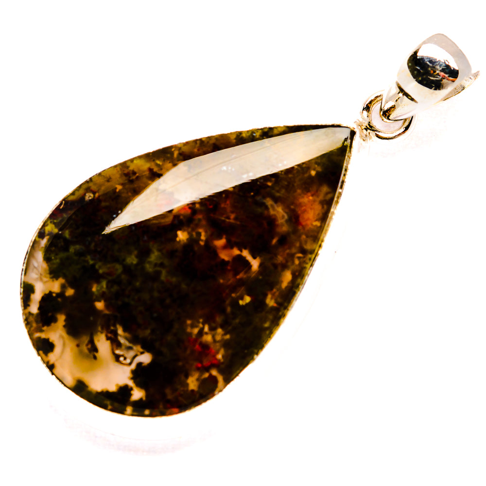 Indonesian Plume Agate Pendants handcrafted by Anasilvercos - PD33787 - Photo 2