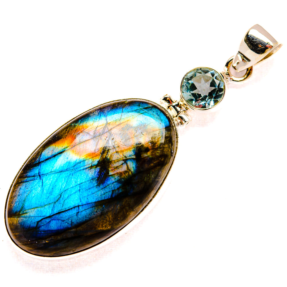 Labradorite Pendants handcrafted by Anasilvercos - PD33791 - Photo 2