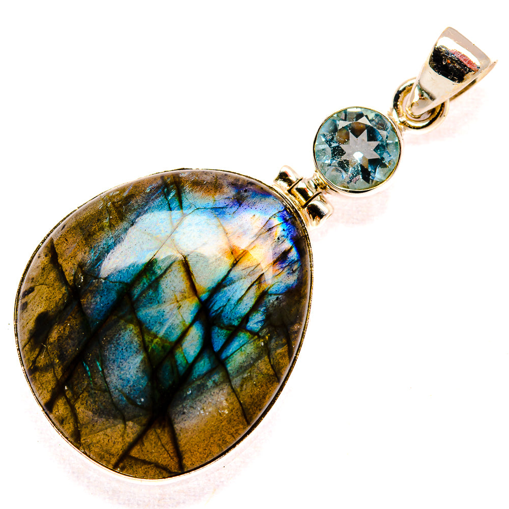 Labradorite Pendants handcrafted by Anasilvercos - PD33792 - Photo 2