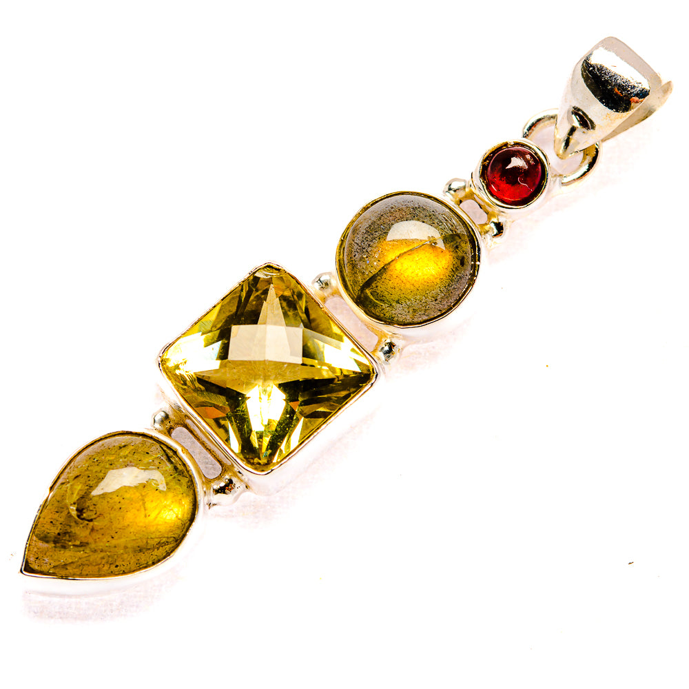 Citrine Pendants handcrafted by Anasilvercos - PD33804 - Photo 2