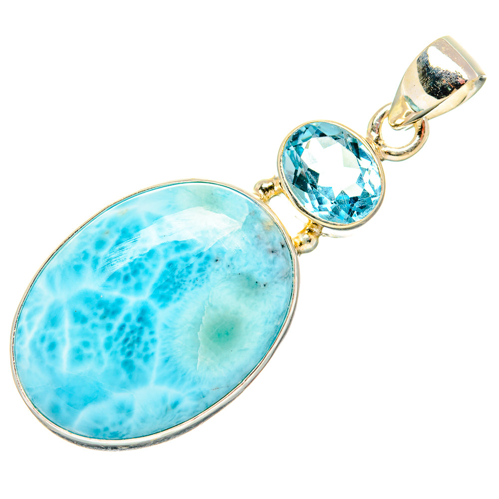 Larimar Pendants handcrafted by Anasilvercos - PD33814 - Photo 2