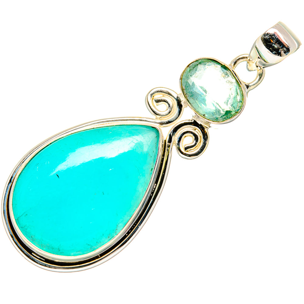 Amazonite Pendants handcrafted by Anasilvercos - PD33817 - Photo 2