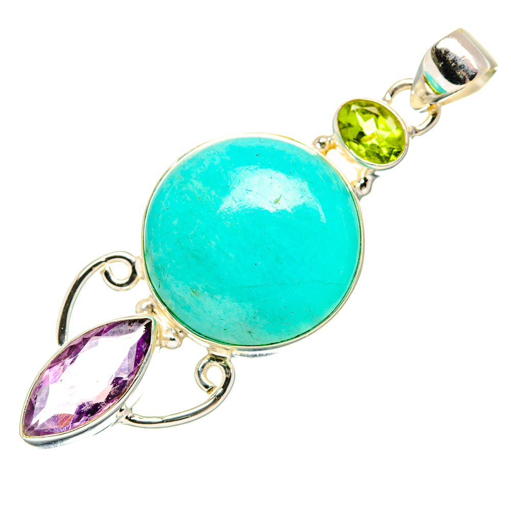 Amazonite Pendants handcrafted by Anasilvercos - PD33818 - Photo 2