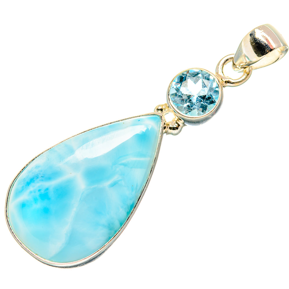 Larimar Pendants handcrafted by Anasilvercos - PD33825 - Photo 2