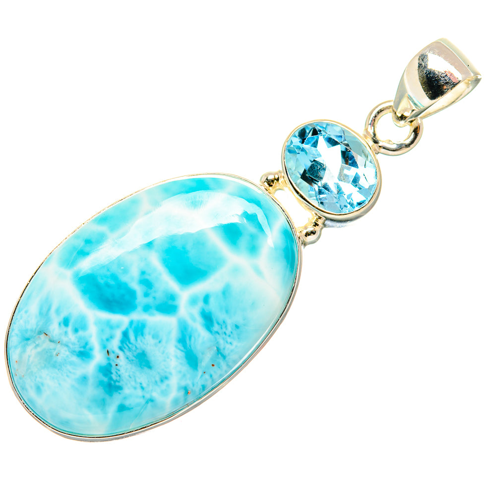 Larimar Pendants handcrafted by Anasilvercos - PD33826 - Photo 2