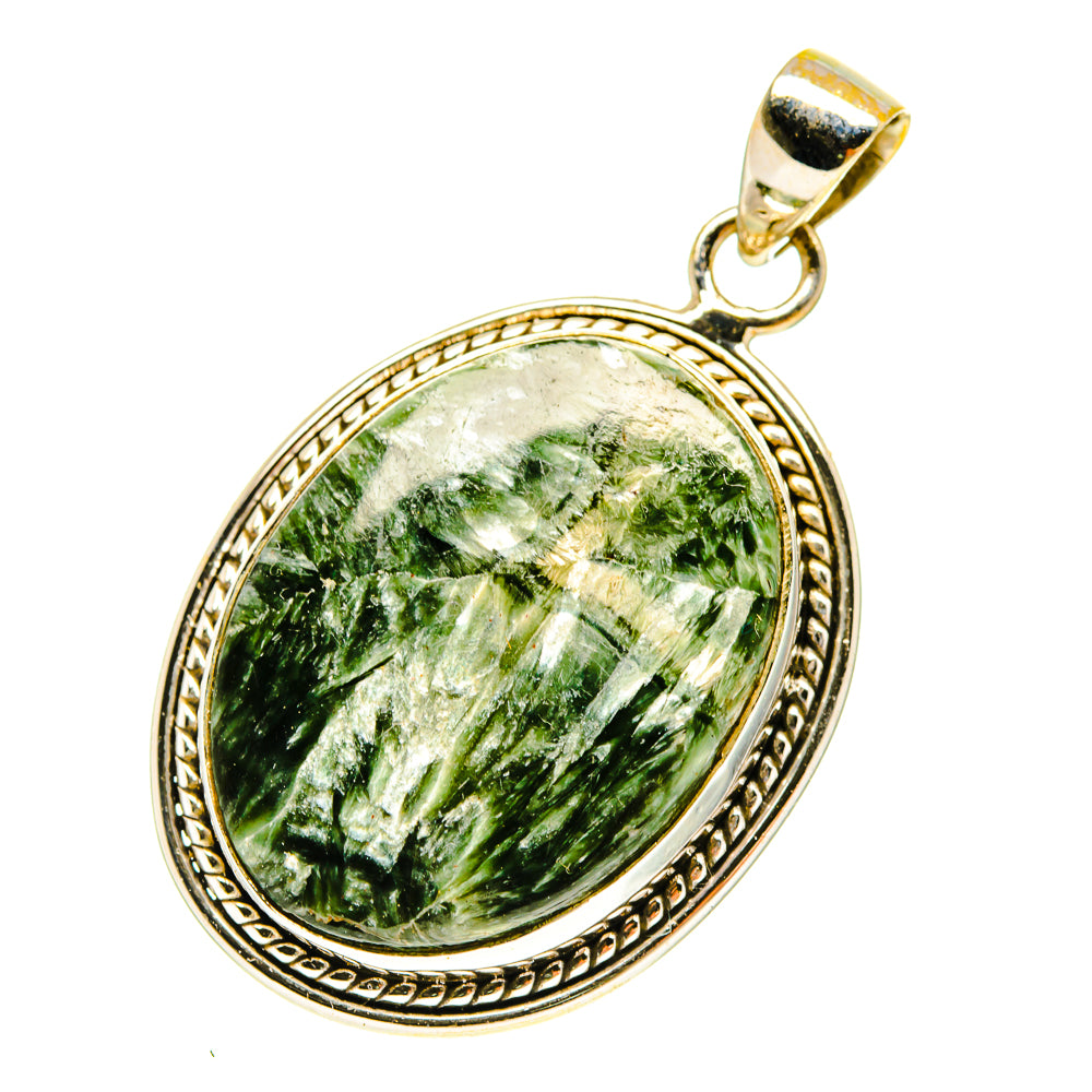 Seraphinite Pendants handcrafted by Anasilvercos - PD3383
