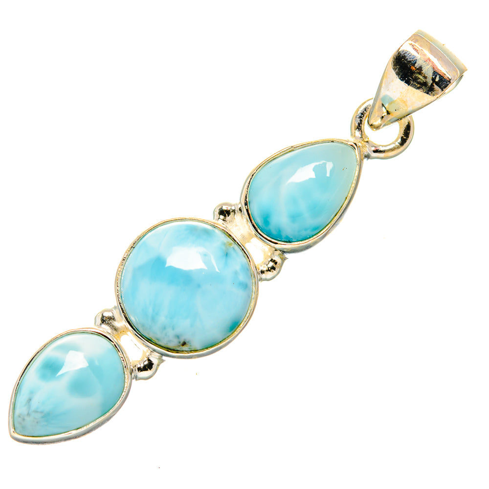 Larimar Pendants handcrafted by Anasilvercos - PD33838 - Photo 2