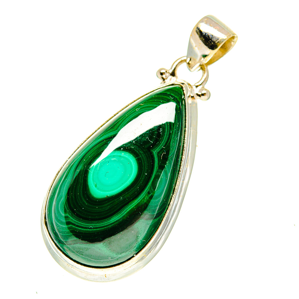 Malachite Pendants handcrafted by Anasilvercos - PD3384