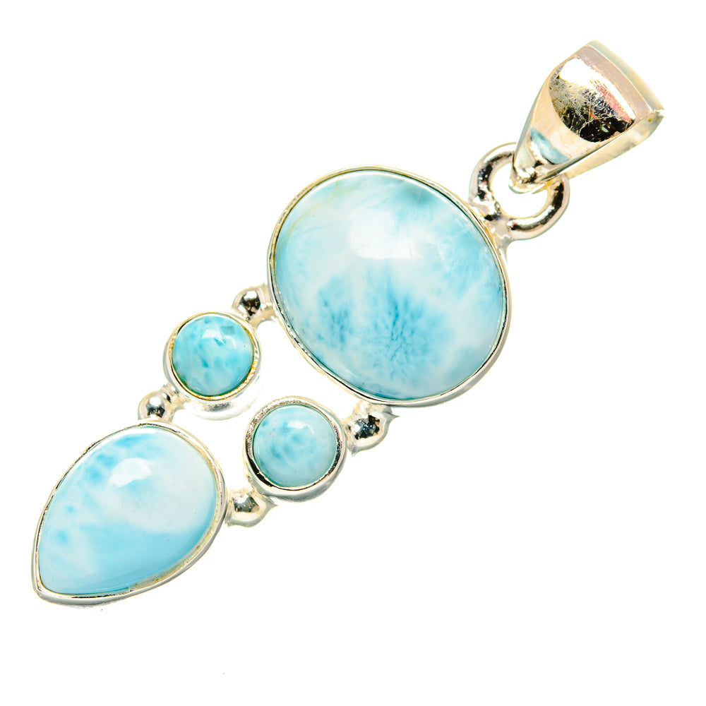 Larimar Pendants handcrafted by Anasilvercos - PD33846 - Photo 2