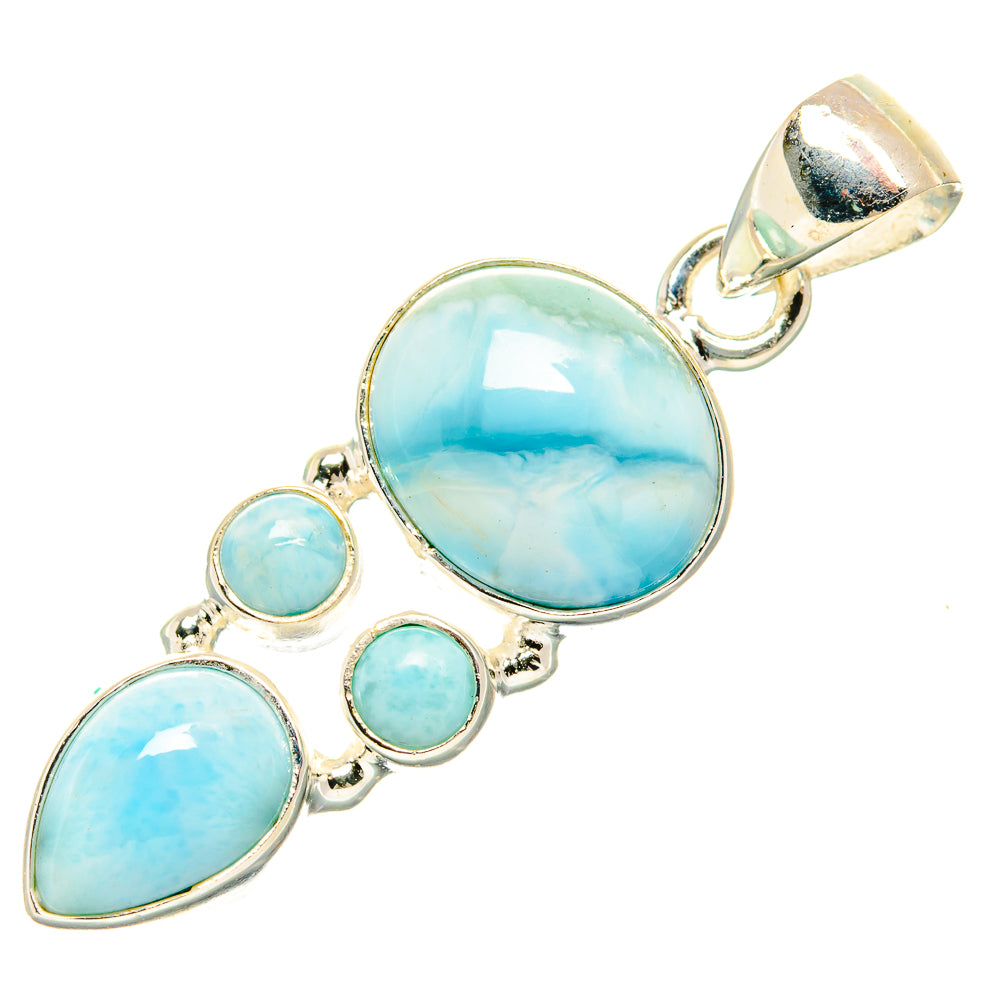 Larimar Pendants handcrafted by Anasilvercos - PD33847 - Photo 2