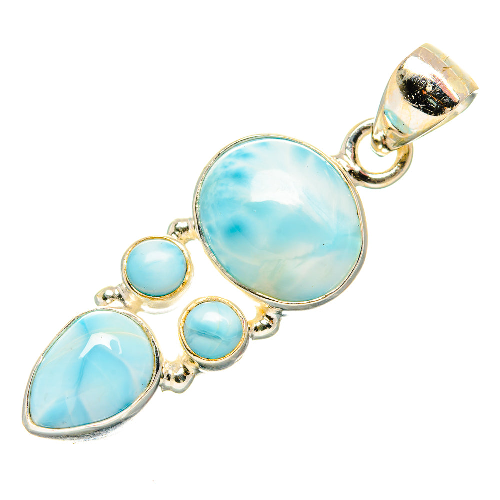 Larimar Pendants handcrafted by Anasilvercos - PD33850 - Photo 2