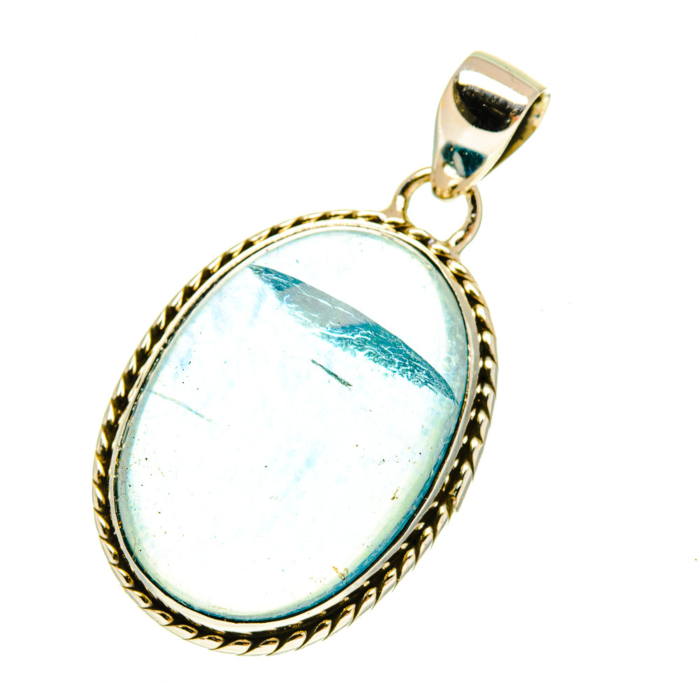 Blue Fluorite Pendants handcrafted by Anasilvercos - PD3386