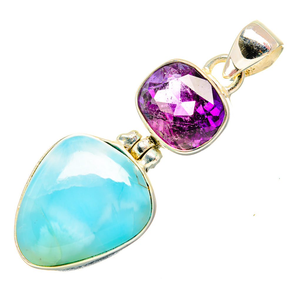 Larimar Pendants handcrafted by Anasilvercos - PD33862 - Photo 2