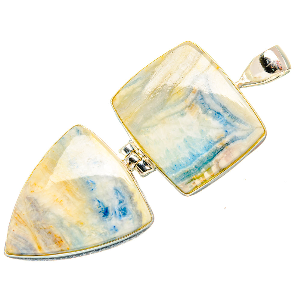 Blue Scheelite Pendants handcrafted by Anasilvercos - PD33874 - Photo 2