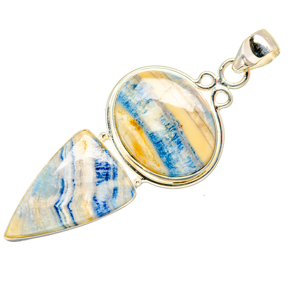 Blue Scheelite Pendants handcrafted by Anasilvercos - PD33880 - Photo 2