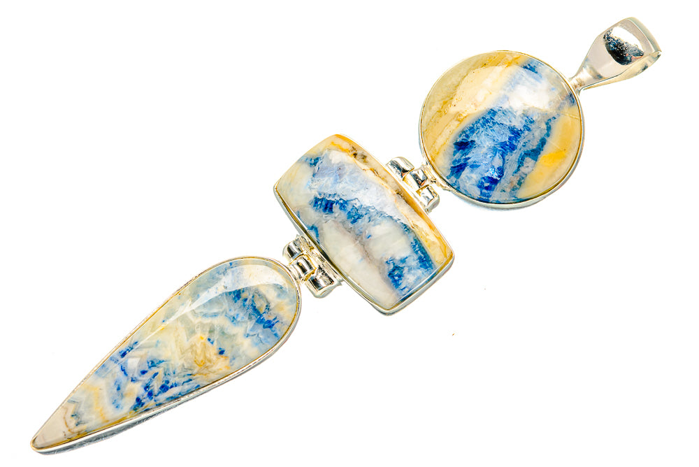 Blue Scheelite Pendants handcrafted by Anasilvercos - PD33881 - Photo 2