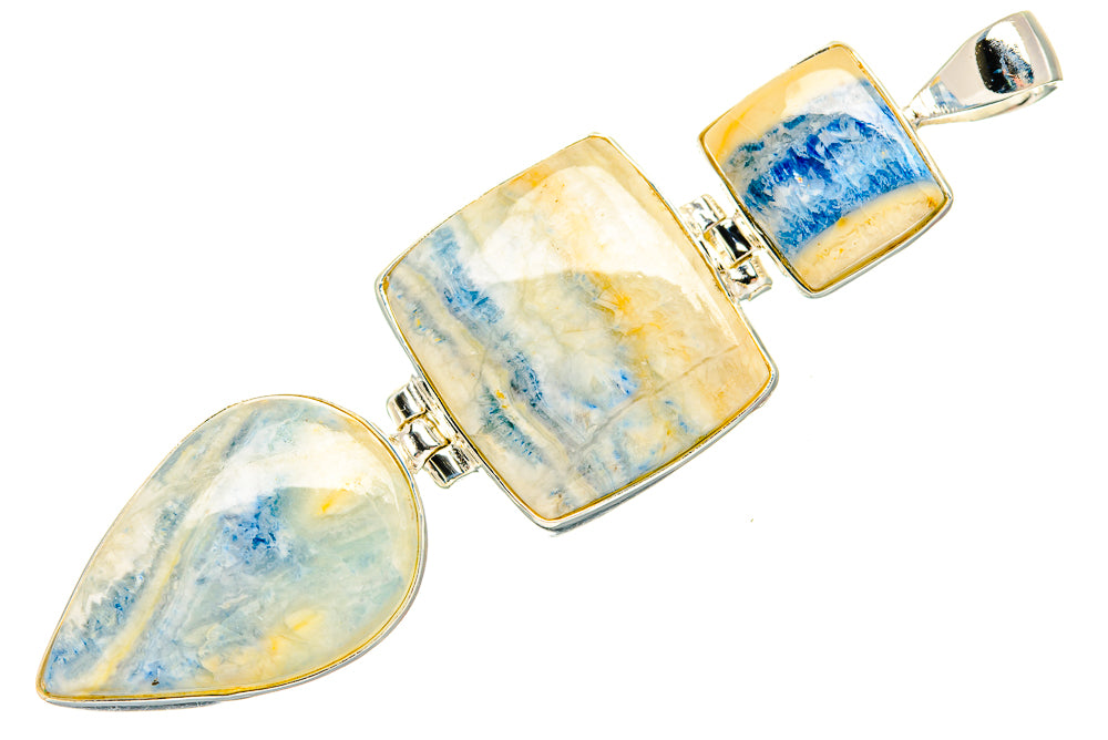 Blue Scheelite Pendants handcrafted by Anasilvercos - PD33882 - Photo 2