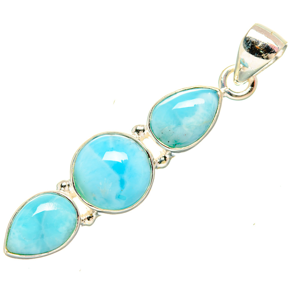 Larimar Pendants handcrafted by Anasilvercos - PD33888 - Photo 2